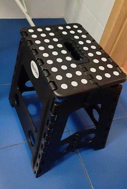 Składany Stołek Schodek Domowy Podest Garażowy Krzesełko