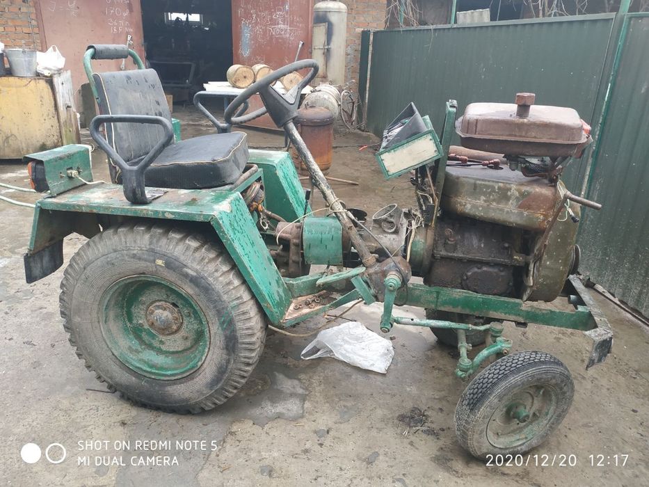 Трактор саморобний