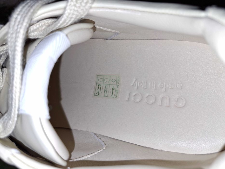 Gucci Apollo Leather Sneaker R.S in Ivory BWB 11.5 Gucci