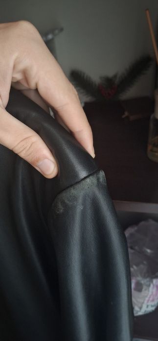 Шкіряний плащ Hugo Boss