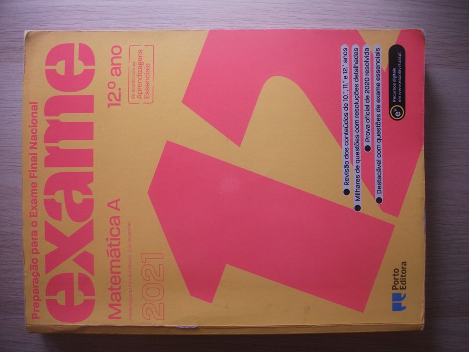 Preparação Exame Nacional Matemática A 12 ano