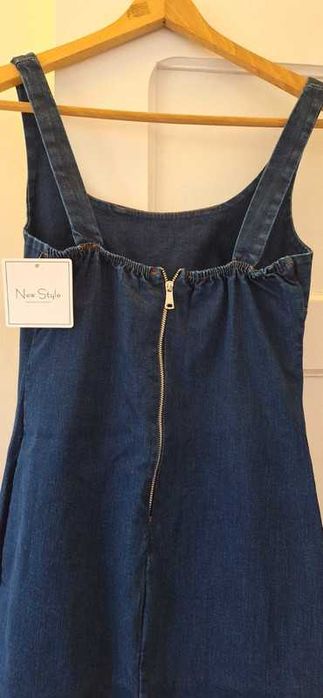 Vestido ganga jeans