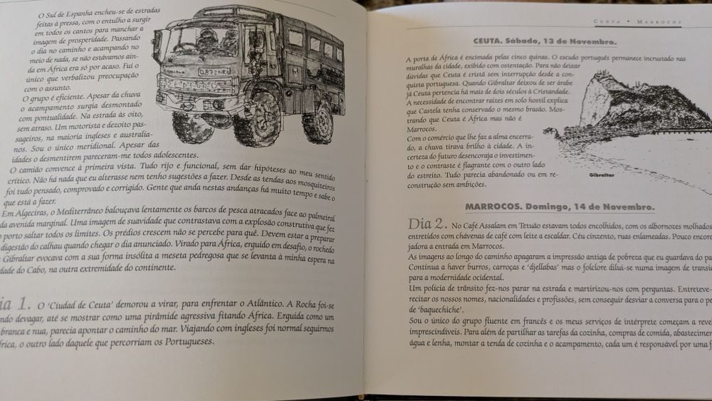 Diários de uma viagem África De Ceuta às Tormentas de Jaime Roseira