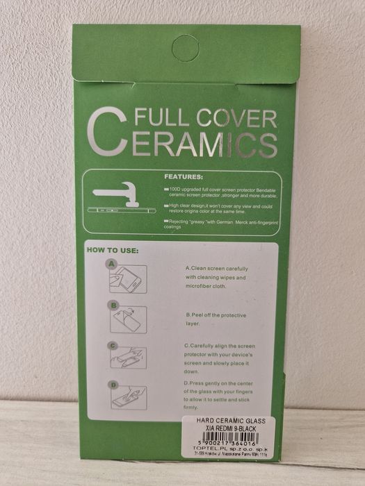 Hartowane szkło HARD CERAMIC do XIAOMI REDMI 9
