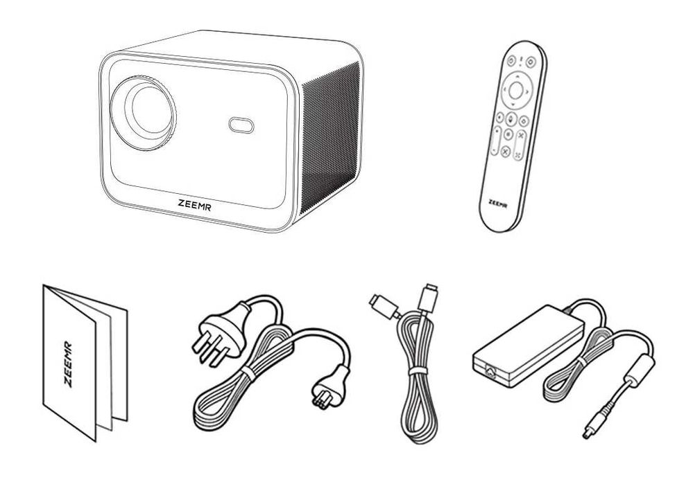 LED Full HD проектор ZEEMR Z1 Mini (Blue) (*У наявності*) (ЗНИЖКА 20%)