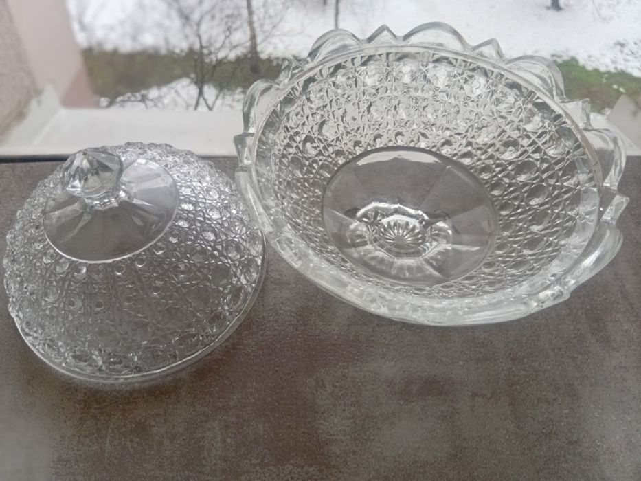 Цукерниця кришталь, ваза, конфетница хрусталь