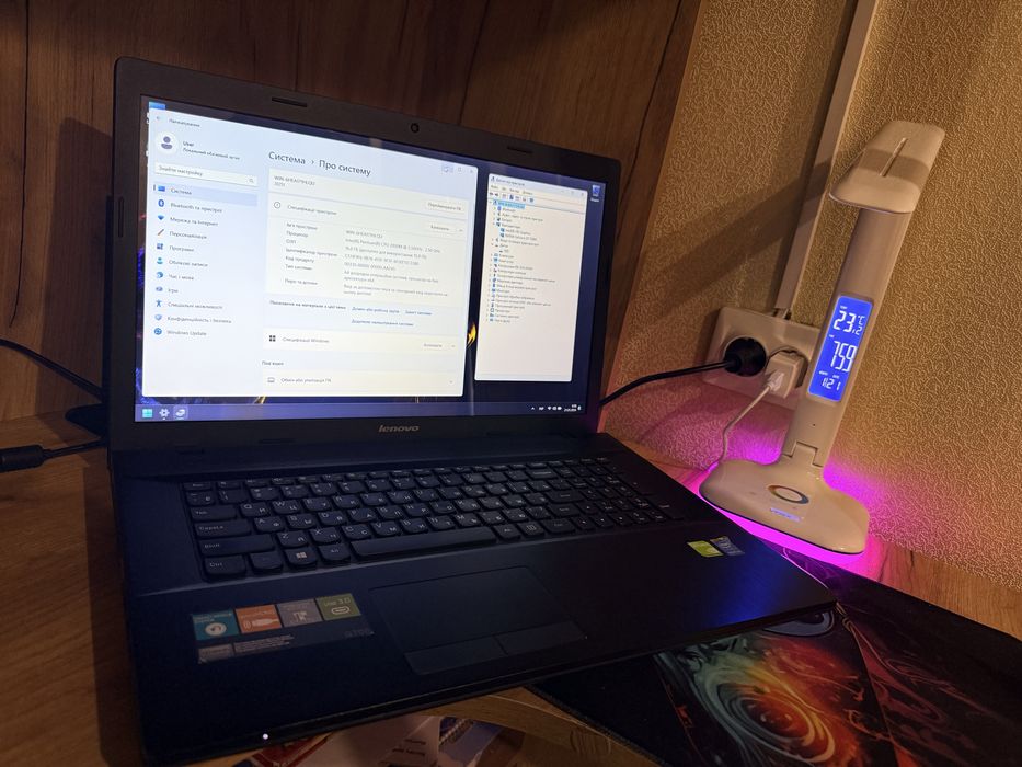 Ноутбук потужний 17дюймів Lenovo  intel і5+16 ddr +ssd 256+Nvidia 2 gb