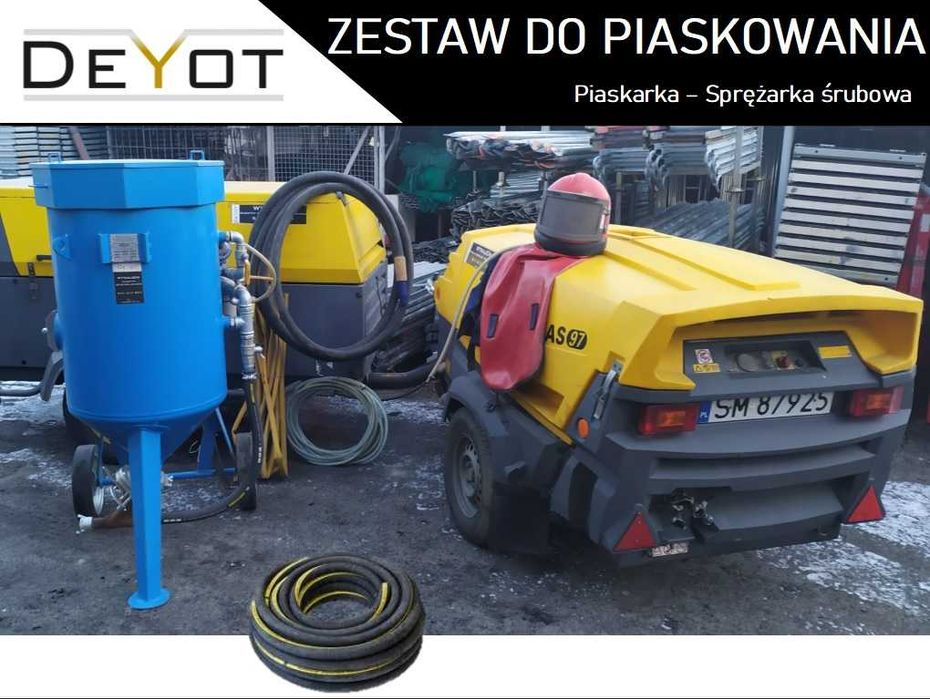 WYNAJEM Zestawy do piaskowania | Piaskarka | Piaskowanie Wypożyczalnia