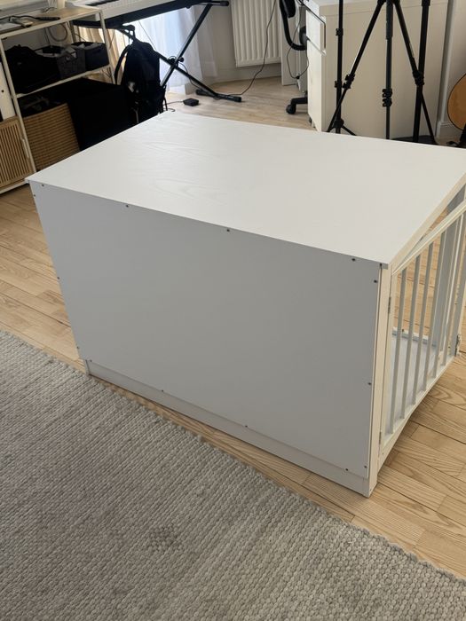 Klatka dla psa biala