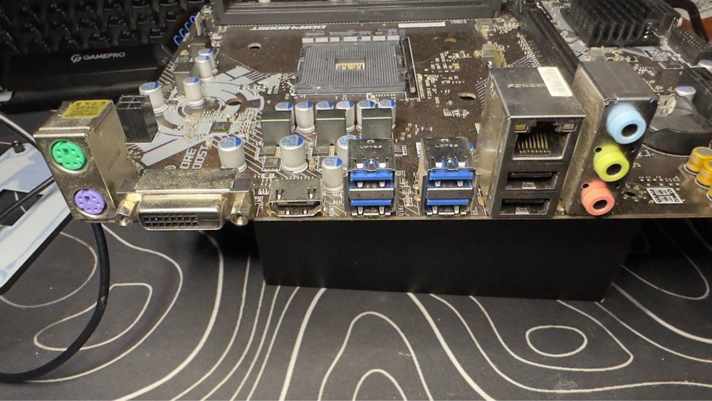 MSI A320M-A PRO + кулер AMD - материнська плата AM4