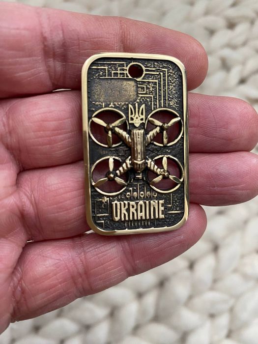 Жетон для військових для операторів БПЛА | Авторська ручна робота | Ла