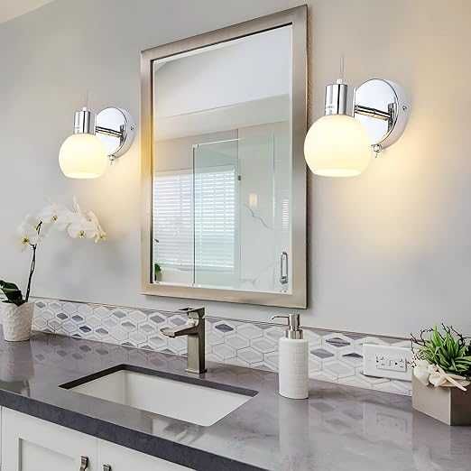 Zestaw 2 kinkietów ściennych LED E14 regulacja kąta, lampy nieużywane