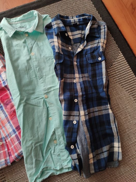 Camisas rapaz manga comprida