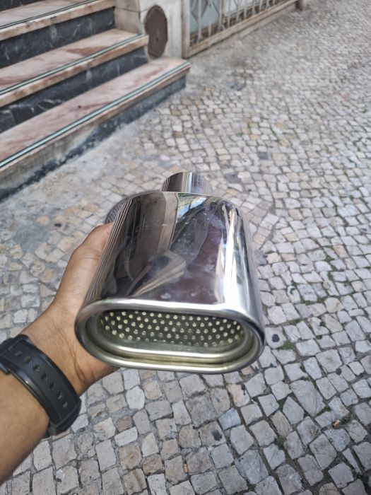 Ponteira de escape inox novo