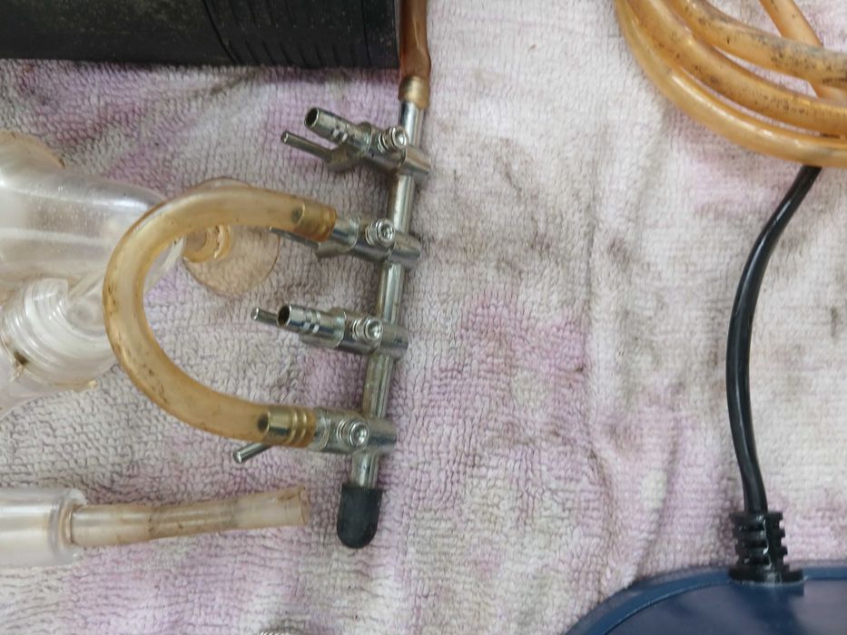 Varios filtros e purificador de agua para aquários
