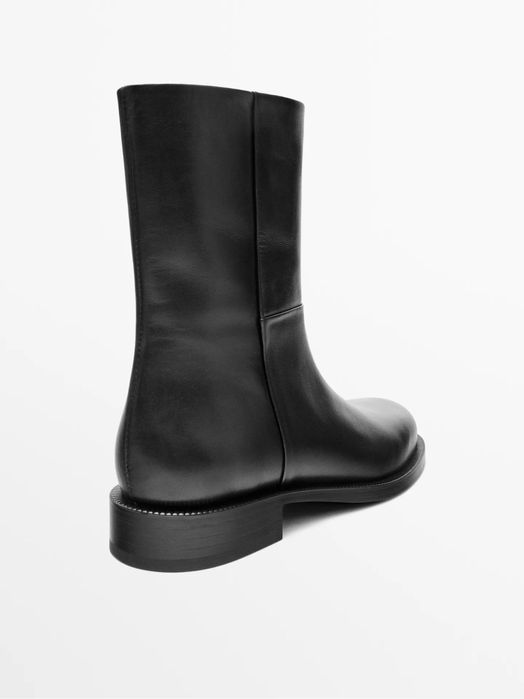 Шкіряні черевики Massimo Dutti 38