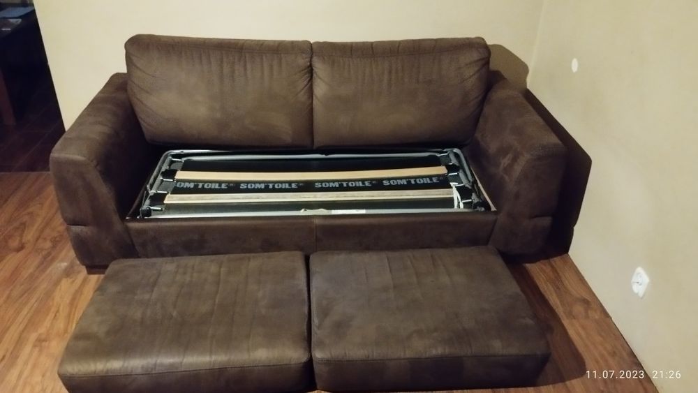 Kanapa rozkładana z funkcją spania