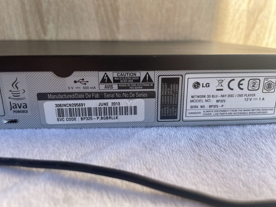 odtwarzacz Blu-ray LG BP325