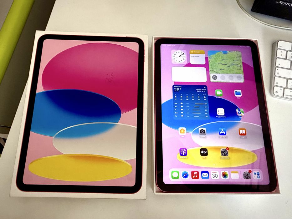 iPad 10 gen Pink 64gb WiFi Idealny