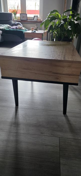 Stolik dąb craft/czarny