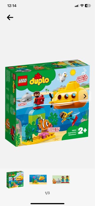 Lego Duplo 10910 - Aventura Submarina