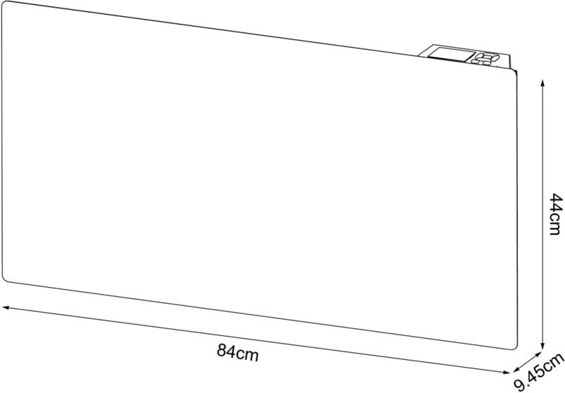 Grzejnik elektryczny Blyss Saris 2000 W biały