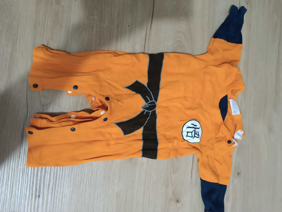 Komplet niemowlęcy dragon ball, son goku