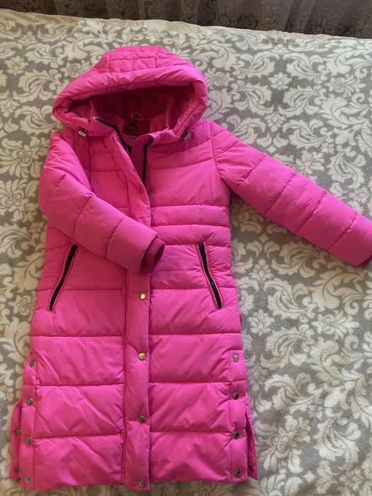 Куртка дитяча зимова 128-134 малина