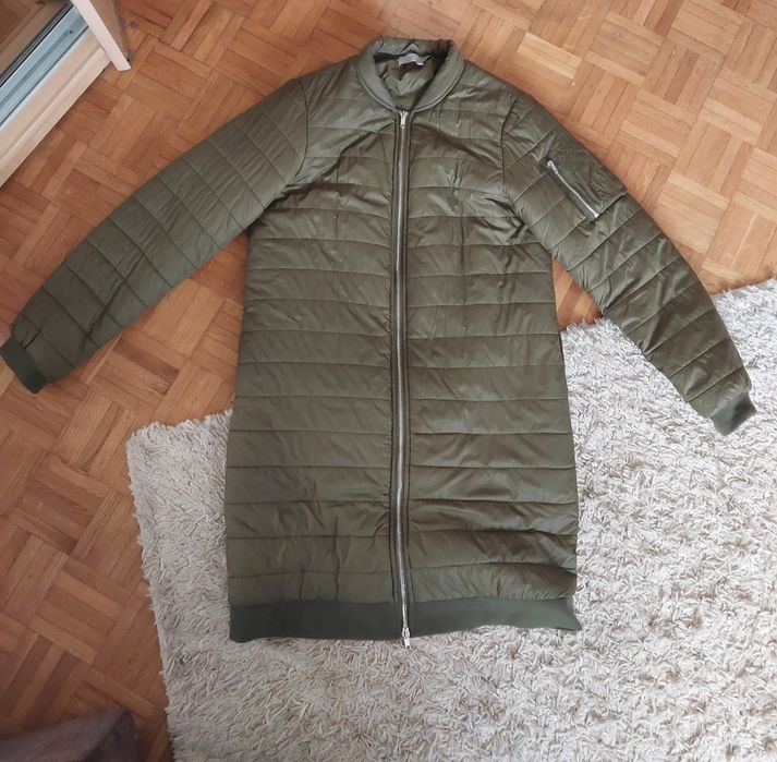 Kurtka jesienno-zimowa khaki ortalion