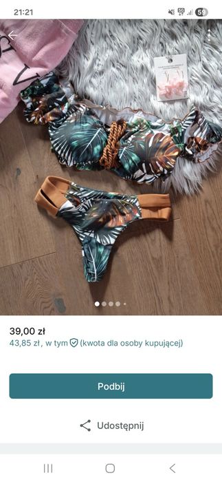 Strój kąpielowy dla mak