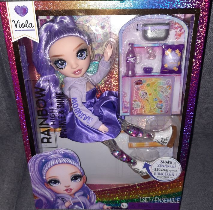 Lalka Rainbow high sparkle &shine  Viola