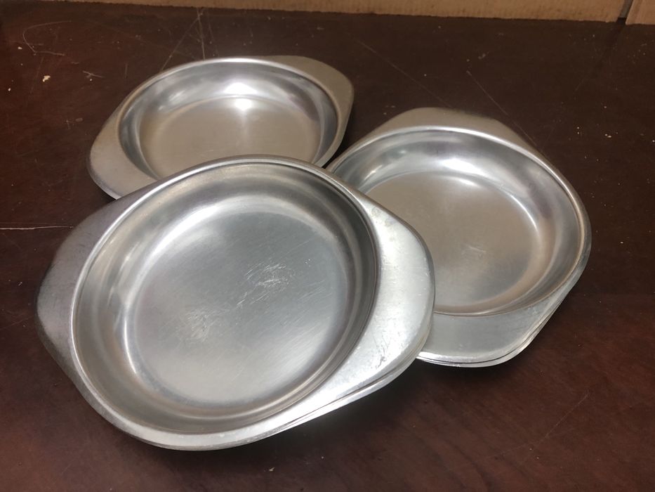 Travessas em Inox conjunto de 9 unidades