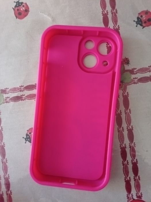 Capa  iPhone 13 mini Minions cor rosa + Portes grátis