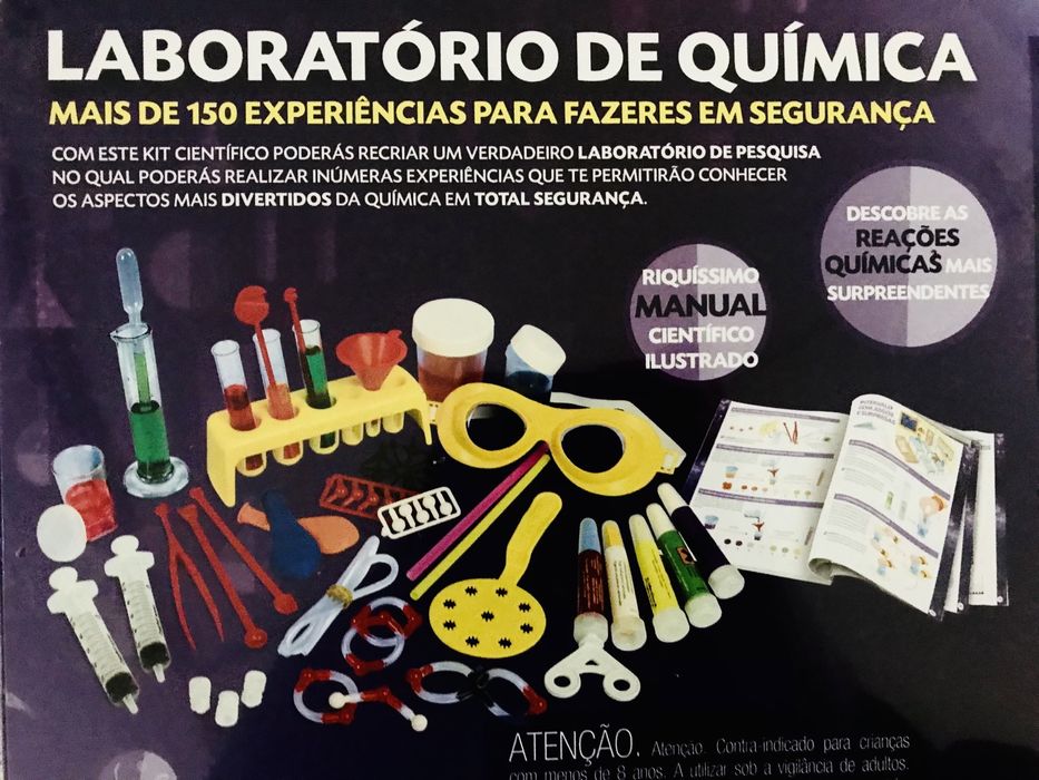 NOVO - Laboratório de Química Clementoni (ainda embalado)