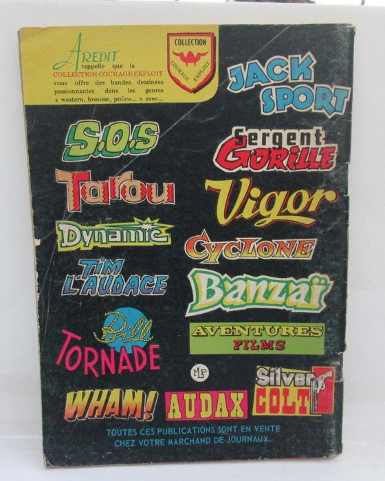 Livro BD Tarou le fils de la jungle 1977 (Raro)