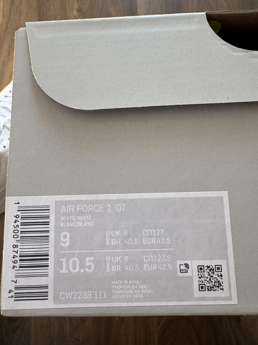 Buty Nike Air Force 07 Triple White