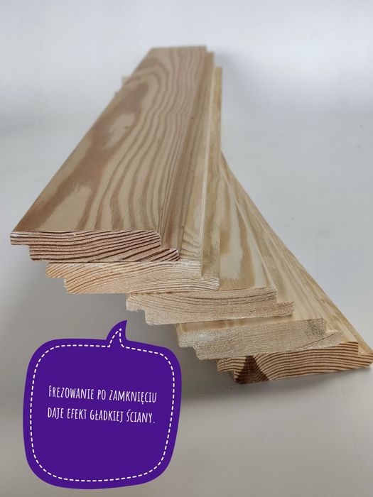 Shutters ruchome 20x95 mm | Modrzew sosna | Żaluzje drewniane