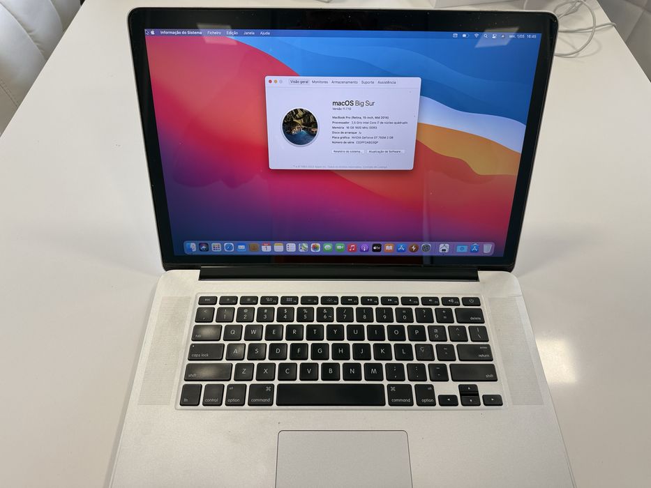 MacBookd Pro de 15 retina - Mid 2014(16gb/1TB)