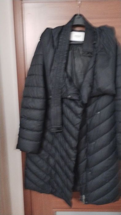 Kurtka zimowa ocieplana dluga