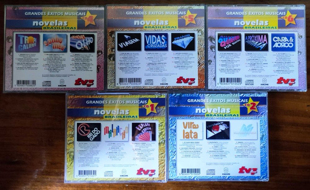 Colecção CD's Novelas Brasileiras TV7 Dias