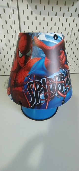 Candeeiro + puff Spider Man