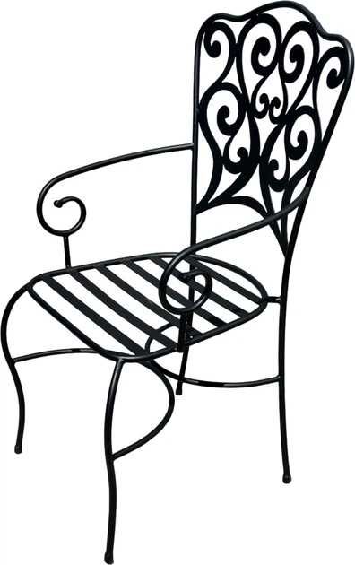 Кований металевий стілець для тераси / кафе