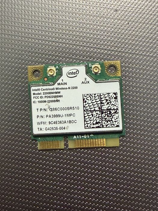 Karta Wi-Fi Intel Centrino Wireless-N 2200 Half Mini PCIe