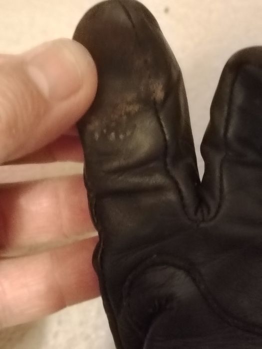 Luvas de pele motards