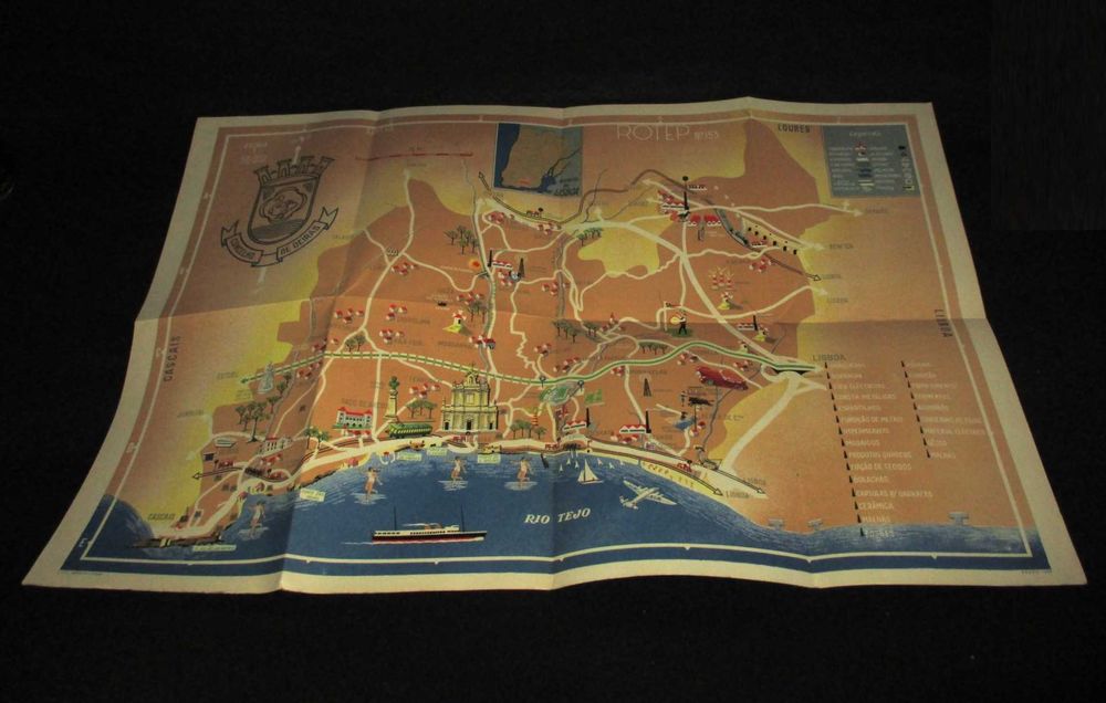 Mapas Turísticos Roteiro ROTEP Mapa Desdobrável