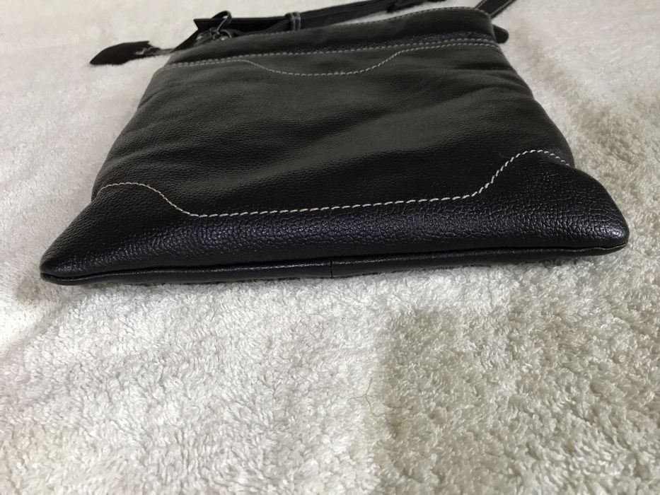 Подарок мужчине. Новая мужская кожаная сумка, Италия. 24/21 см