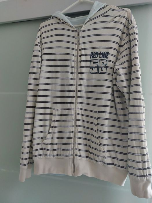Bluza dwustronna Big Star rozmiar L w paski i niebieska