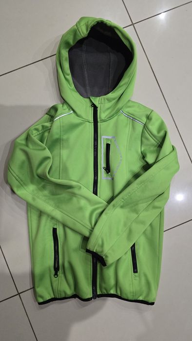 Zielony softshell 134 140