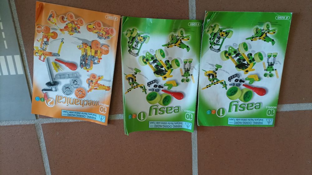 3 conjuntos Meccano