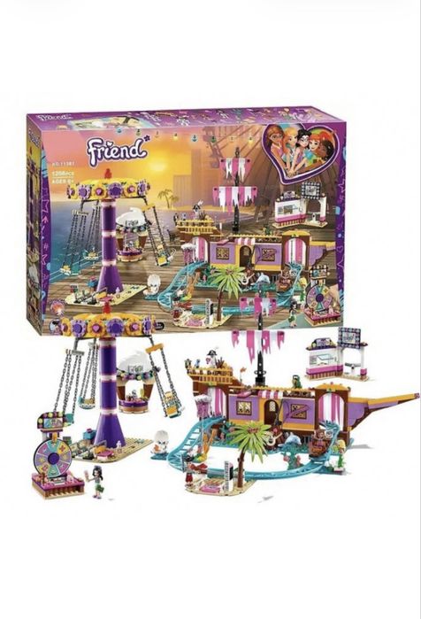 Конструктор Friends «Прибрежний парк розваг»,1266 деталей